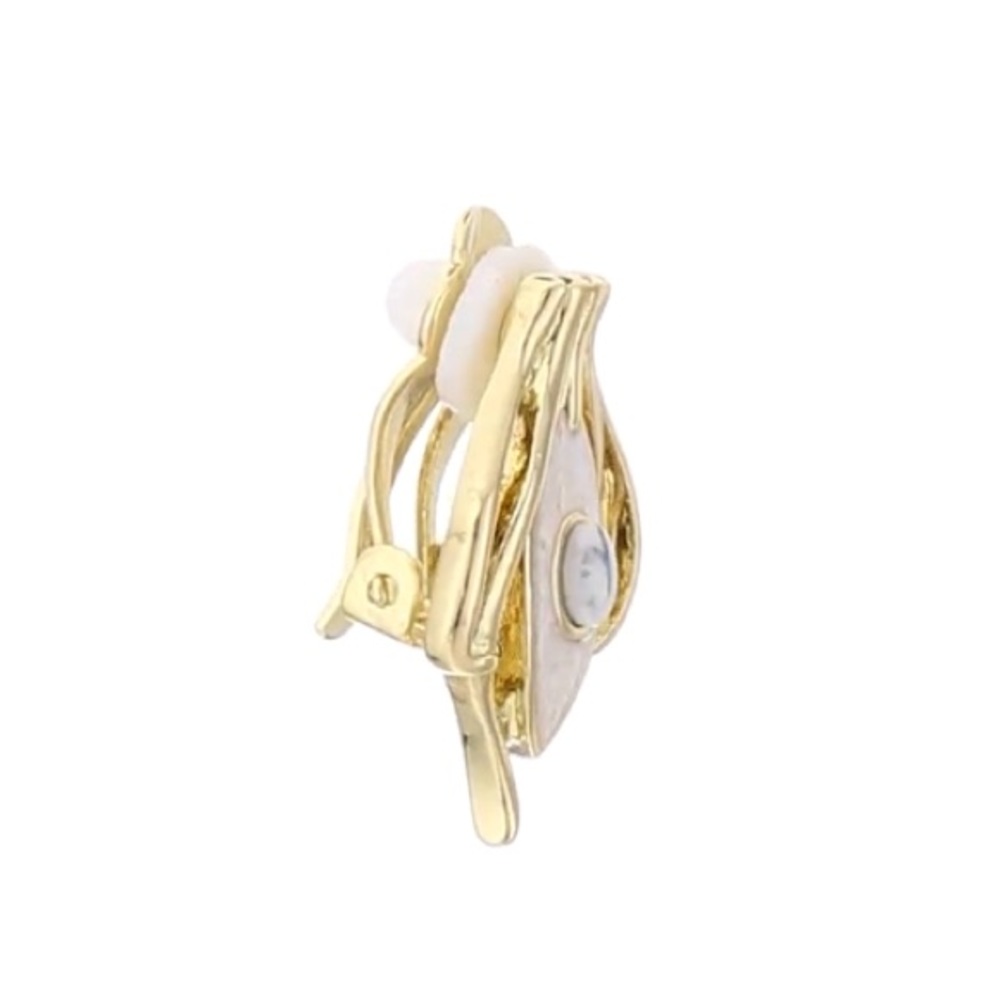 house of harlow // clip-on evil eye earrings - Picture 4 of 6